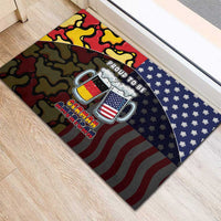 Germany American Heritage Month Rubber Doormat Beer Funny Style - Wonder Print Shop