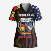 Personalized Germany American Heritage Month Scrub Top Beer Funny Style - Wonder Print Shop