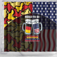 Germany American Heritage Month Shower Curtain Beer Funny Style - Wonder Print Shop