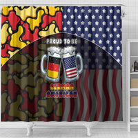 Germany American Heritage Month Shower Curtain Beer Funny Style - Wonder Print Shop