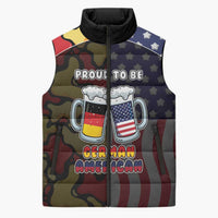 Personalized Germany American Heritage Month Sleeveless Puffer Jacket Beer Funny Style - Wonder Print Shop