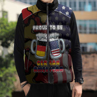 Personalized Germany American Heritage Month Sleeveless Puffer Jacket Beer Funny Style - Wonder Print Shop