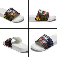 Germany American Heritage Month Slide Sandals Beer Funny Style - Wonder Print Shop