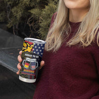 Personalized Germany American Heritage Month Tumbler Cup Beer Funny Style - Wonder Print Shop