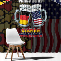 Germany American Heritage Month Window Curtain Beer Funny Style - Wonder Print Shop