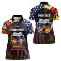 Personalized Germany American Heritage Month Women Polo Shirt Beer Funny Style - Wonder Print Shop