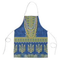 Ukraine Vyshyvanka Motif Apron Ukrainian Coat Of Arms Rose Patterns - Wonder Print Shop