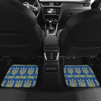 Ukraine Vyshyvanka Motif Car Mats Ukrainian Coat Of Arms Rose Patterns - Wonder Print Shop