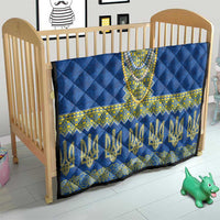 Ukraine Vyshyvanka Motif Quilt Ukrainian Coat Of Arms Rose Patterns - Wonder Print Shop