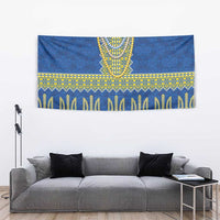 Ukraine Vyshyvanka Motif Tapestry Ukrainian Coat Of Arms Rose Patterns - Wonder Print Shop