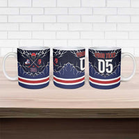 Custom USA Ice Hockey Ceramic Mug United Ice Power