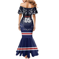 Custom USA Ice Hockey Mermaid Dress United Ice Power