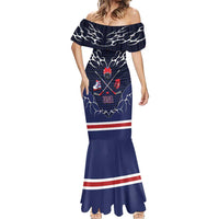 Custom USA Ice Hockey Mermaid Dress United Ice Power