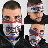 USA Ice Hockey Neck Gaiter Stars And Stripes