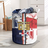 Custom Panama Football Laundry Basket Cybernetic Mech Warrior Flag