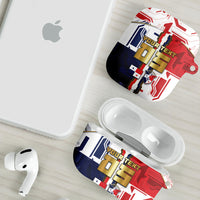 Custom Panama Football AirPods Case Cybernetic Mech Warrior Flag