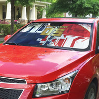 Custom Panama Football Auto Sun Shade Cybernetic Mech Warrior Flag