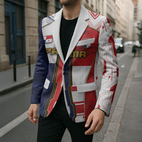 Custom Panama Football Blazer Cybernetic Mech Warrior Flag