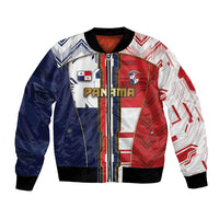 Custom Panama Football Bomber Jacket Cybernetic Mech Warrior Flag