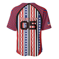 Custom United States Soccer Baseball Jersey American Eagle Flag Stars And Stripes