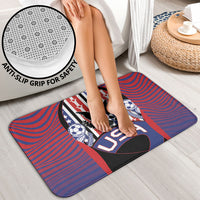 United States Soccer Bathroom Set American Eagle Flag Stars And Stripes