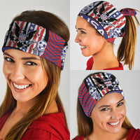 United States Soccer Neck Gaiter American Eagle Flag Stars And Stripes