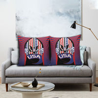 United States Soccer Pillow Cover American Eagle Flag Stars And Stripes