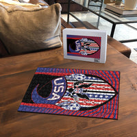 United States Soccer Puzzle American Eagle Flag Stars And Stripes