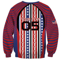 Custom United States Soccer Sweatshirt American Eagle Flag Stars And Stripes