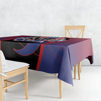 United States Soccer Tablecloth American Eagle Flag Stars And Stripes