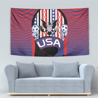 United States Soccer Tapestry American Eagle Flag Stars And Stripes