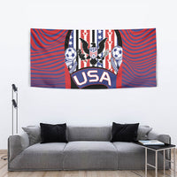 United States Soccer Tapestry American Eagle Flag Stars And Stripes