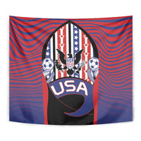 United States Soccer Tapestry American Eagle Flag Stars And Stripes