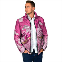 Personalized Kentucky Horse Padded Jacket Roses Equestrian Pattern Houndstooth Floral