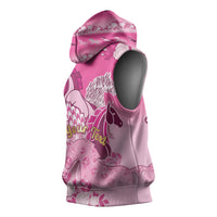 Personalized Kentucky Horse Sleeveless Hoodie Roses Equestrian Pattern Houndstooth Floral