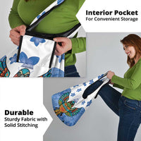 Nicaragua Grocery Bag Guardabarranco Bird With Sacuanjoche