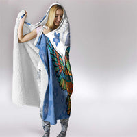Nicaragua Hooded Blanket Guardabarranco Bird With Sacuanjoche