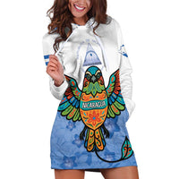 Nicaragua Hoodie Dress Guardabarranco Bird With Sacuanjoche