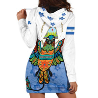 Nicaragua Hoodie Dress Guardabarranco Bird With Sacuanjoche