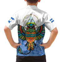 Nicaragua Kid Hawaiian Shirt Guardabarranco Bird With Sacuanjoche