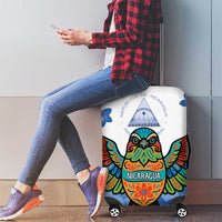 Nicaragua Luggage Cover Guardabarranco Bird With Sacuanjoche
