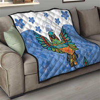 Nicaragua Quilt Guardabarranco Bird With Sacuanjoche