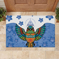 Nicaragua Rubber Doormat Guardabarranco Bird With Sacuanjoche