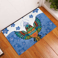 Nicaragua Rubber Doormat Guardabarranco Bird With Sacuanjoche