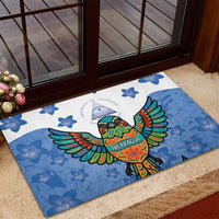 Nicaragua Rubber Doormat Guardabarranco Bird With Sacuanjoche