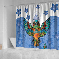 Nicaragua Shower Curtain Guardabarranco Bird With Sacuanjoche