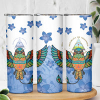 Nicaragua Skinny Tumbler Guardabarranco Bird With Sacuanjoche