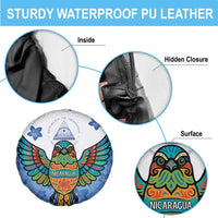 Nicaragua Spare Tire Cover Guardabarranco Bird With Sacuanjoche