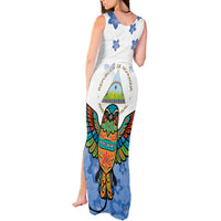 Nicaragua Tank Maxi Dress Guardabarranco Bird With Sacuanjoche