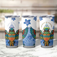 Nicaragua Tumbler Cup Guardabarranco Bird With Sacuanjoche